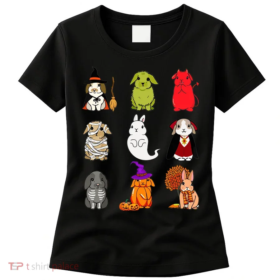 Cute Bunny Halloween Bunnies Rabbit Women's T-Shirt