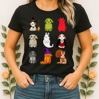Cute Bunny Halloween Bunnies Rabbit Women's T-Shirt thumb 2