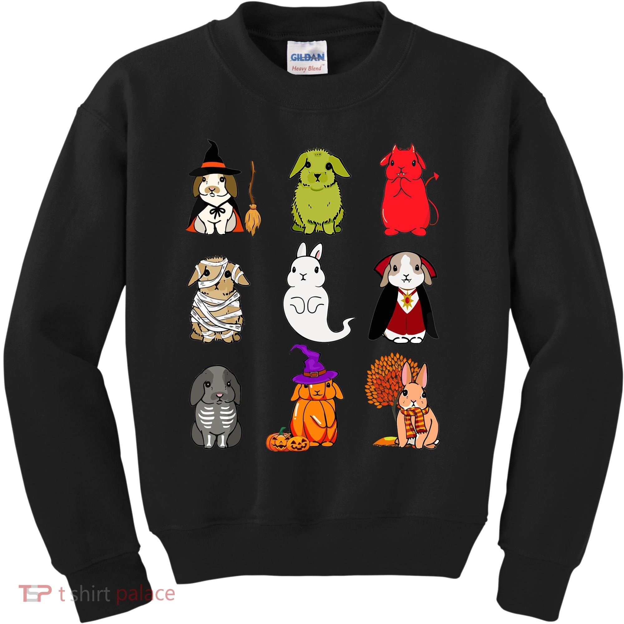 Cute Bunny Halloween Bunnies Rabbit Kids Sweatshirt