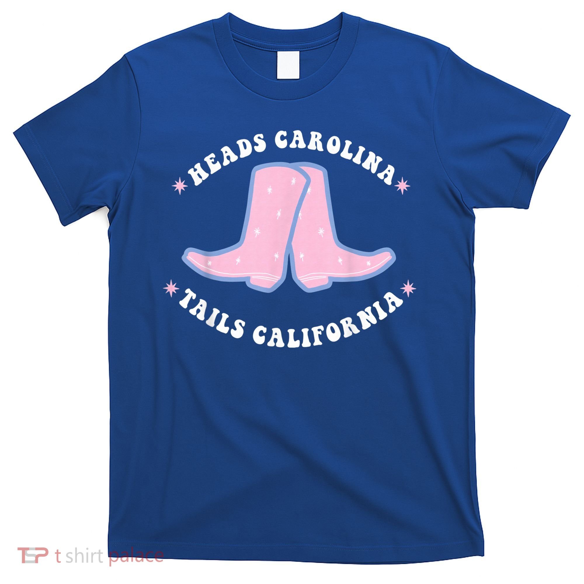 Cowgirl Boots Heads Carolina Tail California Western Country T-Shirt
