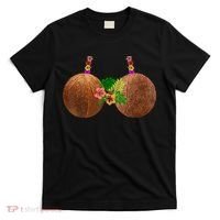 Coconut Bra Hawaii Luau Costume Funny T-Shirt thumb 0