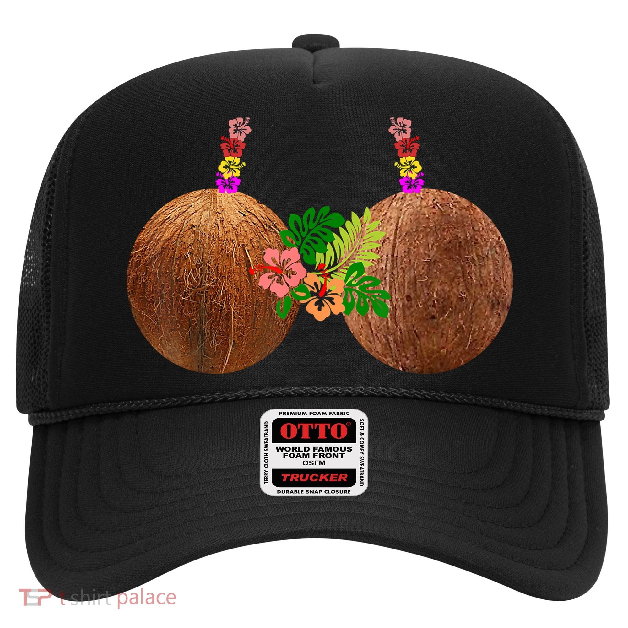 Coconut Bra Hawaii Luau Costume Funny Hat