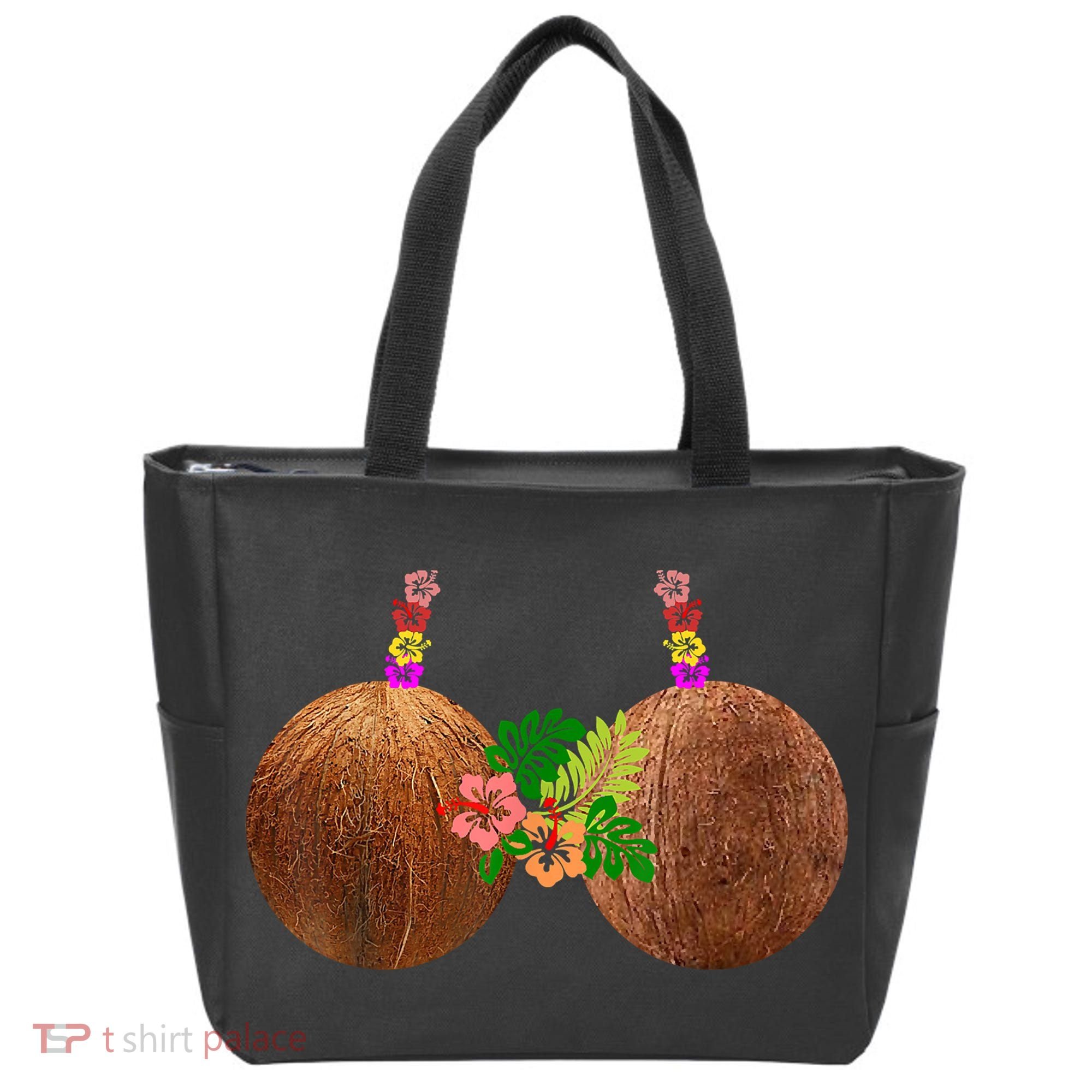 Coconut Bra Hawaii Luau Costume Funny Tote Bag