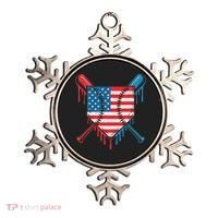 Cool Baseball Home Plate Drip Patriotic 4th Of July Ornament thumb 0
