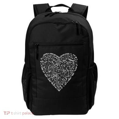 Circuit Board Heart Backpack