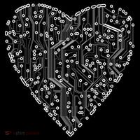 Circuit Board Heart Backpack thumb 2