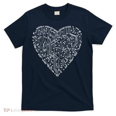 Circuit Board Heart T-Shirt