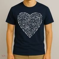Circuit Board Heart T-Shirt thumb 3