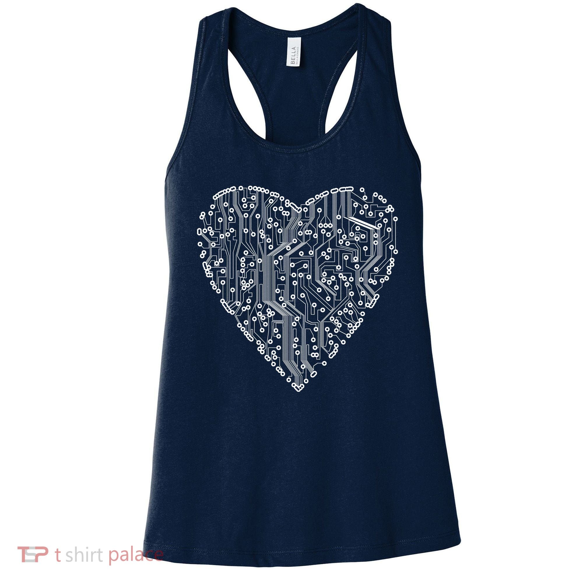 Circuit Board Heart Women's Tank Top