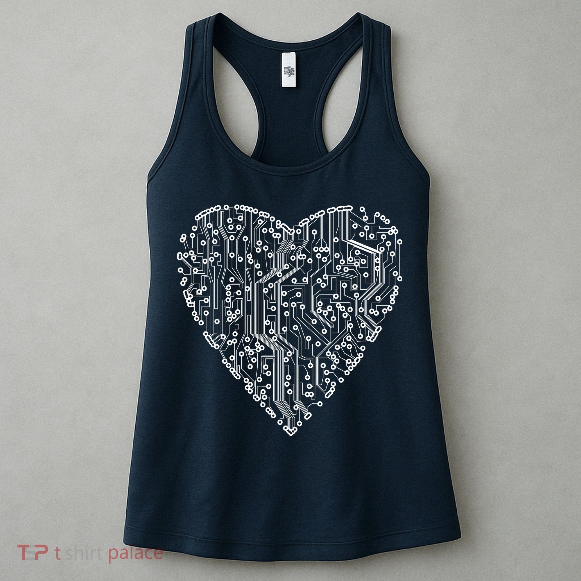 Circuit Board Heart Women's Tank Top