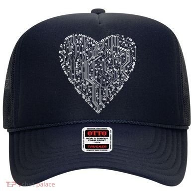 Circuit Board Heart Hat