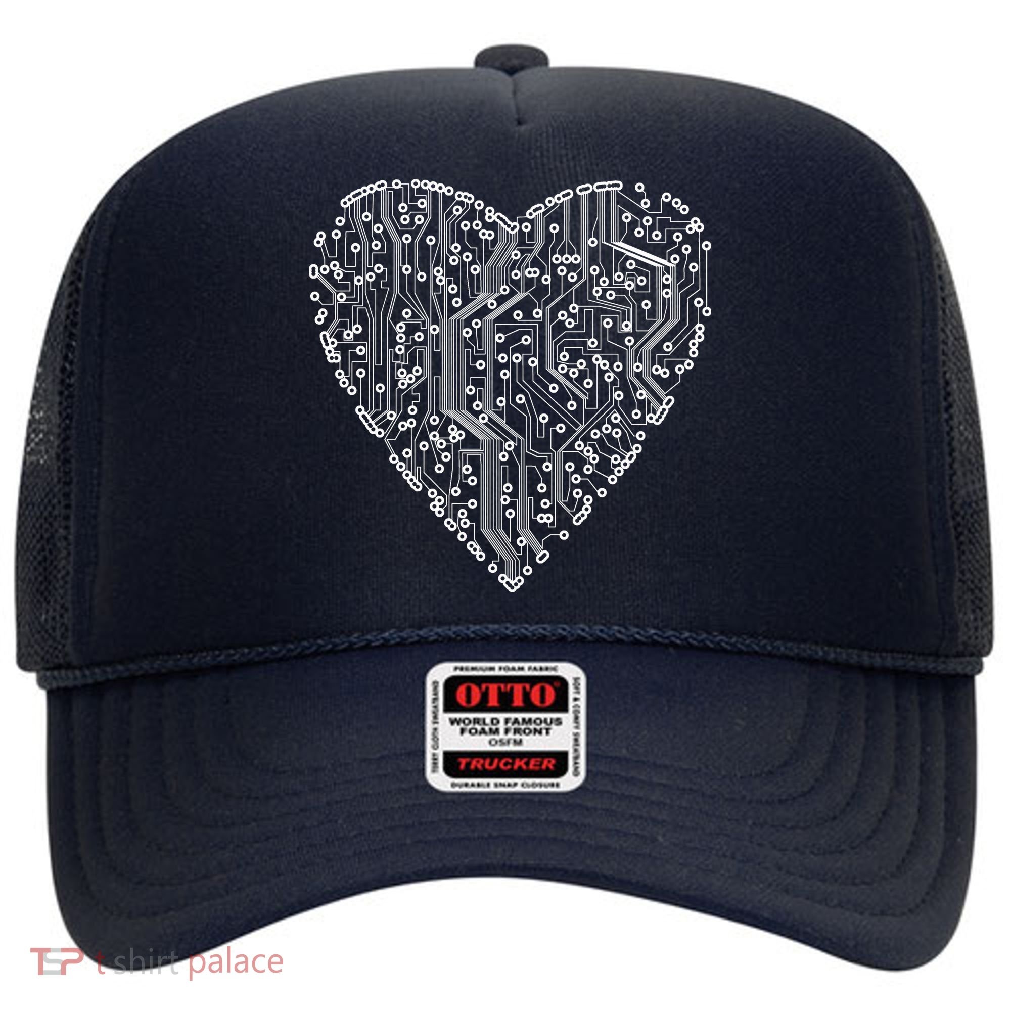 Circuit Board Heart Hat