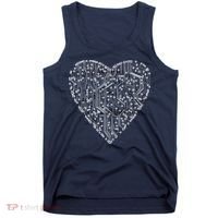 Circuit Board Heart Tank Top thumb 0