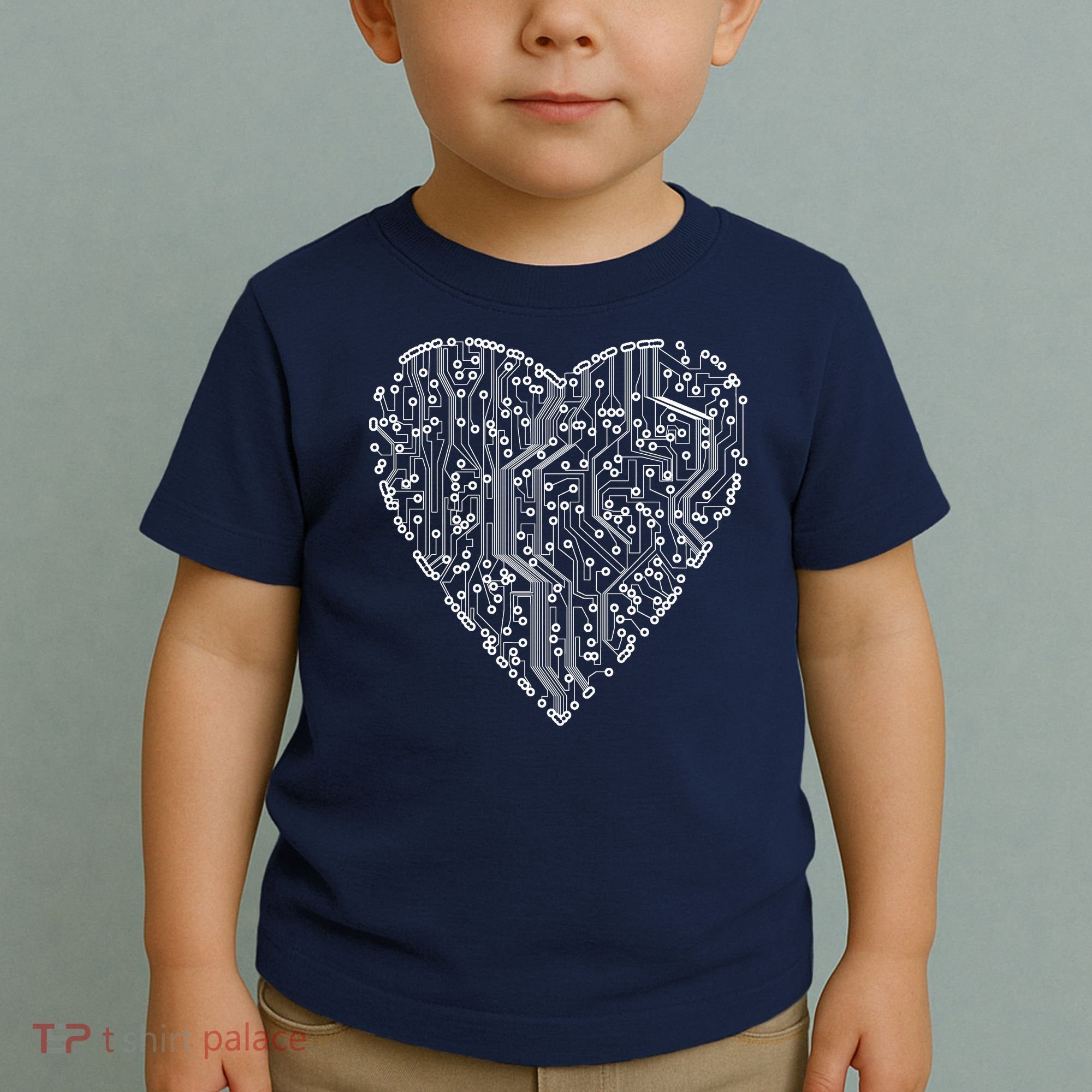 Circuit Board Heart Toddler T-Shirt