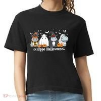 Cute Baby Hippo Moo Deng Fall Comfort Colors Boxy T-Shirt thumb 0