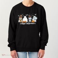 Cute Baby Hippo Moo Deng Fall Women's Sweatshirt thumb 0