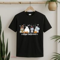 Cute Baby Hippo Moo Deng Fall T-Shirt thumb 2