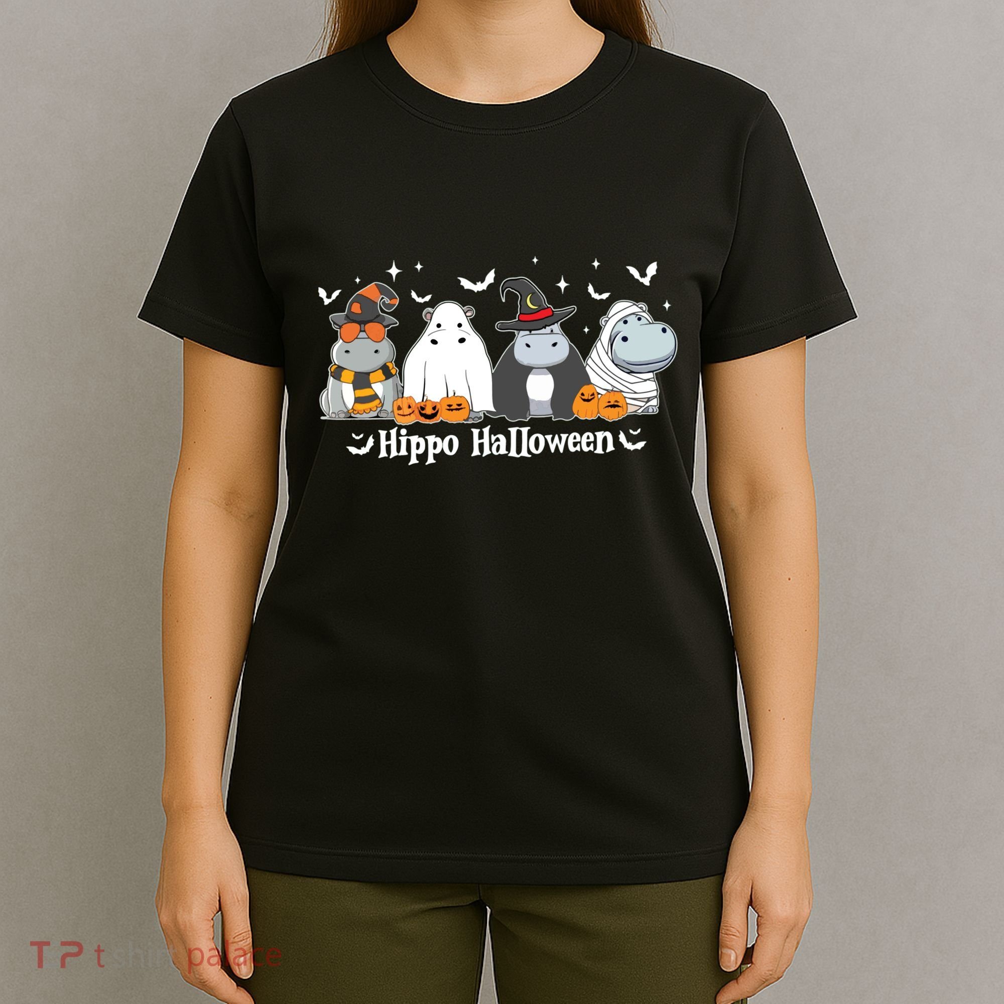 Cute Baby Hippo Moo Deng Fall T-Shirt