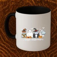 Cute Baby Hippo Moo Deng Fall Coffee Mug thumb 2
