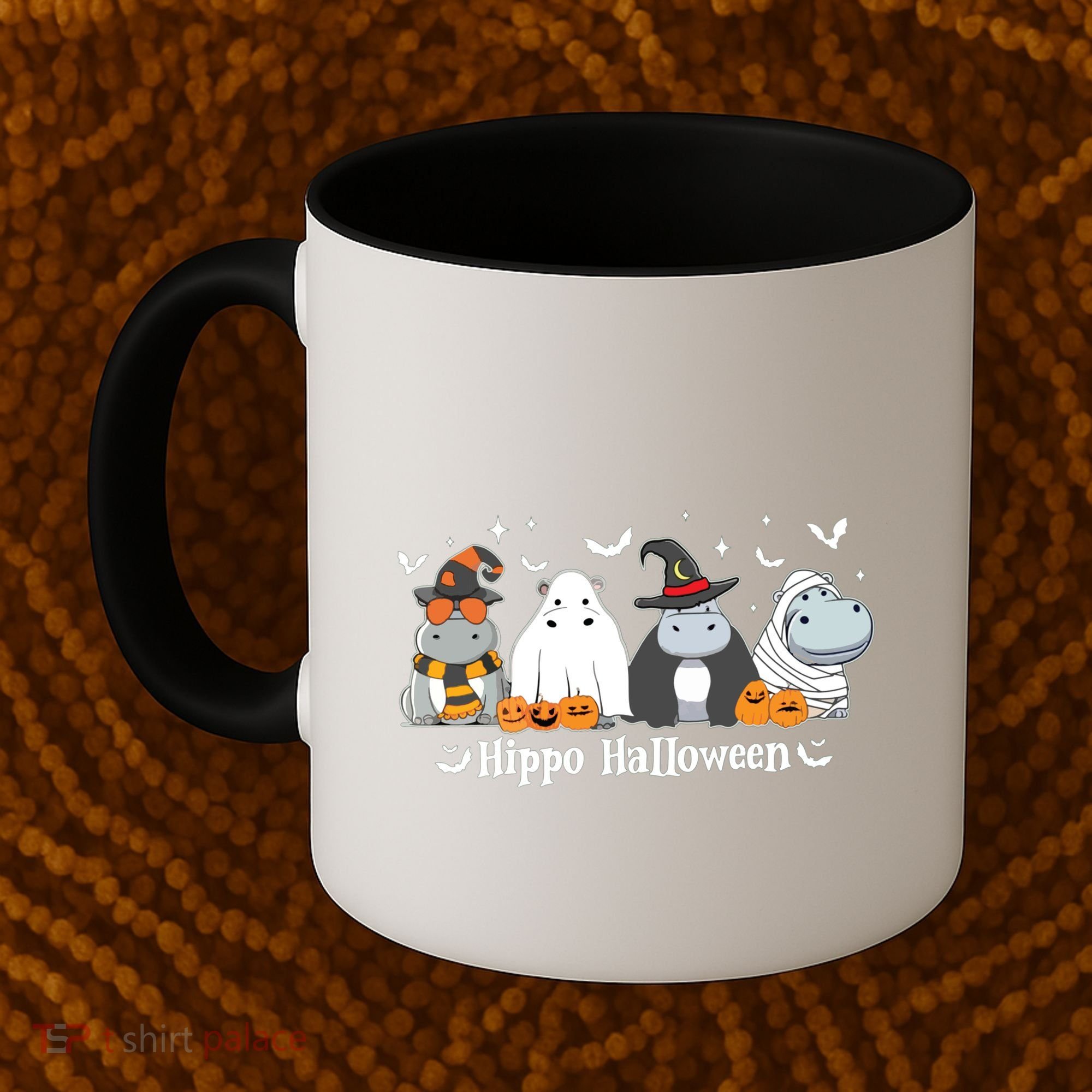 Cute Baby Hippo Moo Deng Fall Coffee Mug