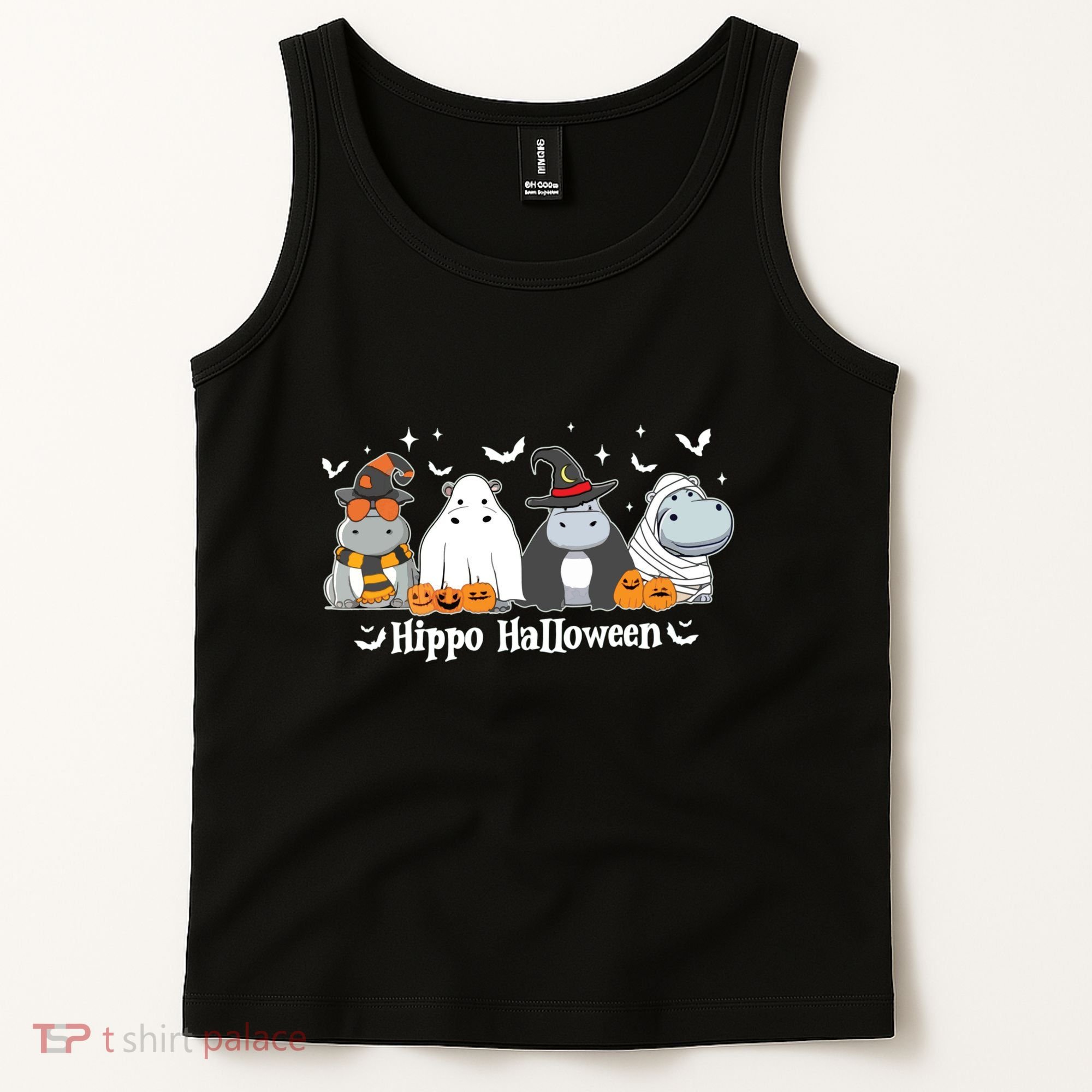 Cute Baby Hippo Moo Deng Fall Tank Top
