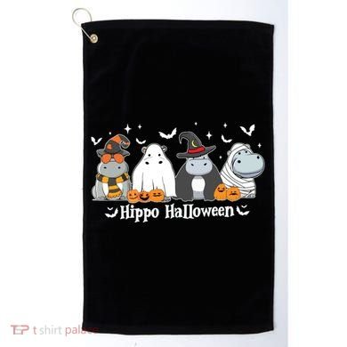 Cute Baby Hippo Moo Deng Fall Golf Towel