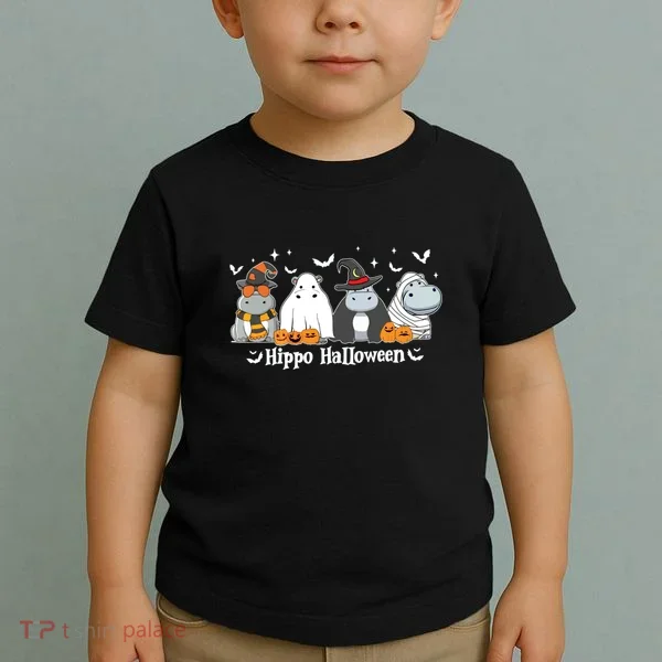 Cute Baby Hippo Moo Deng Fall Toddler T-Shirt