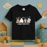 Cute Baby Hippo Moo Deng Fall Toddler T-Shirt thumb 3
