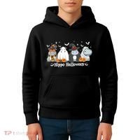Cute Baby Hippo Moo Deng Fall Kids Hoodie thumb 4