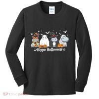 Cute Baby Hippo Moo Deng Fall Kids Long Sleeve Shirt thumb 0