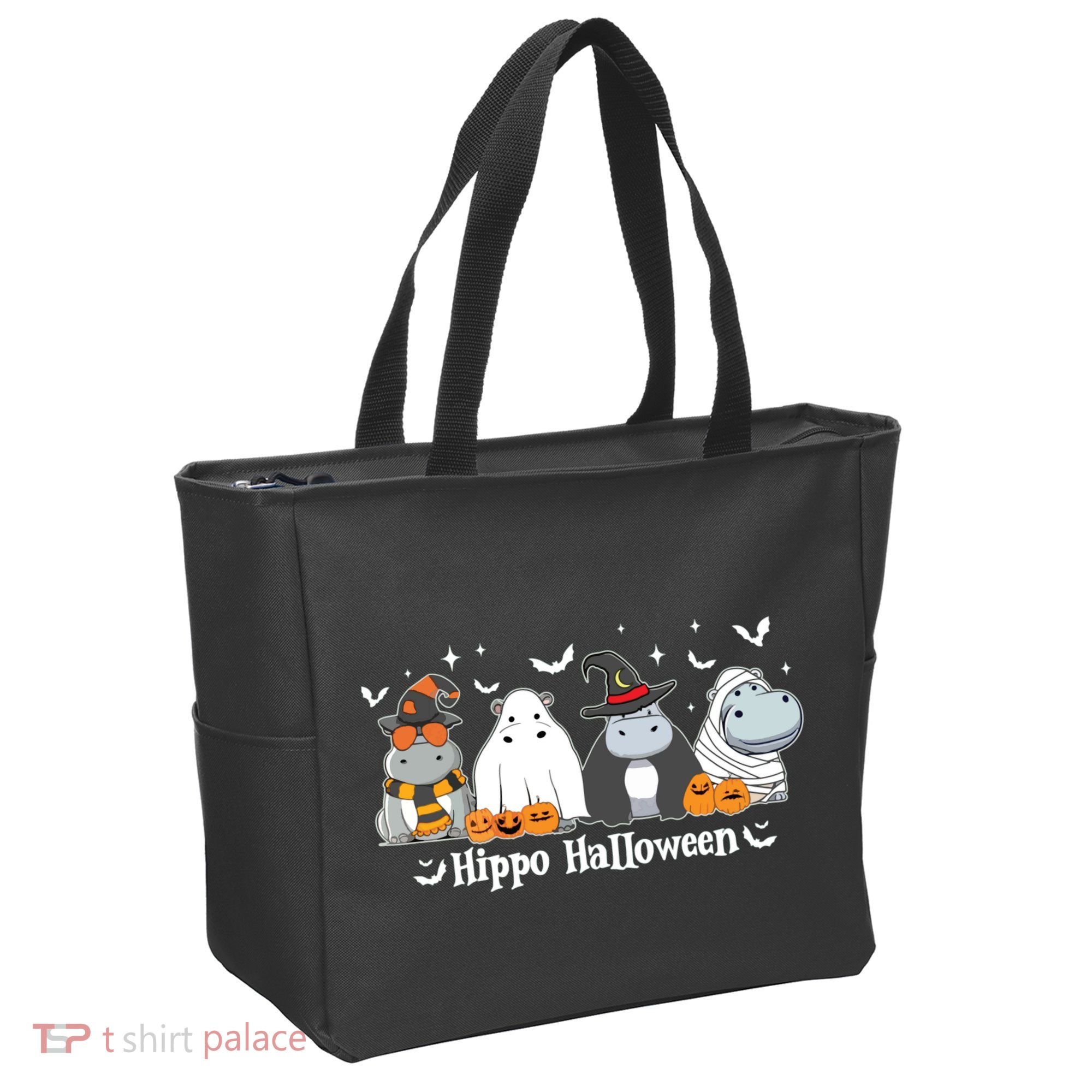 Cute Baby Hippo Moo Deng Fall Tote Bag
