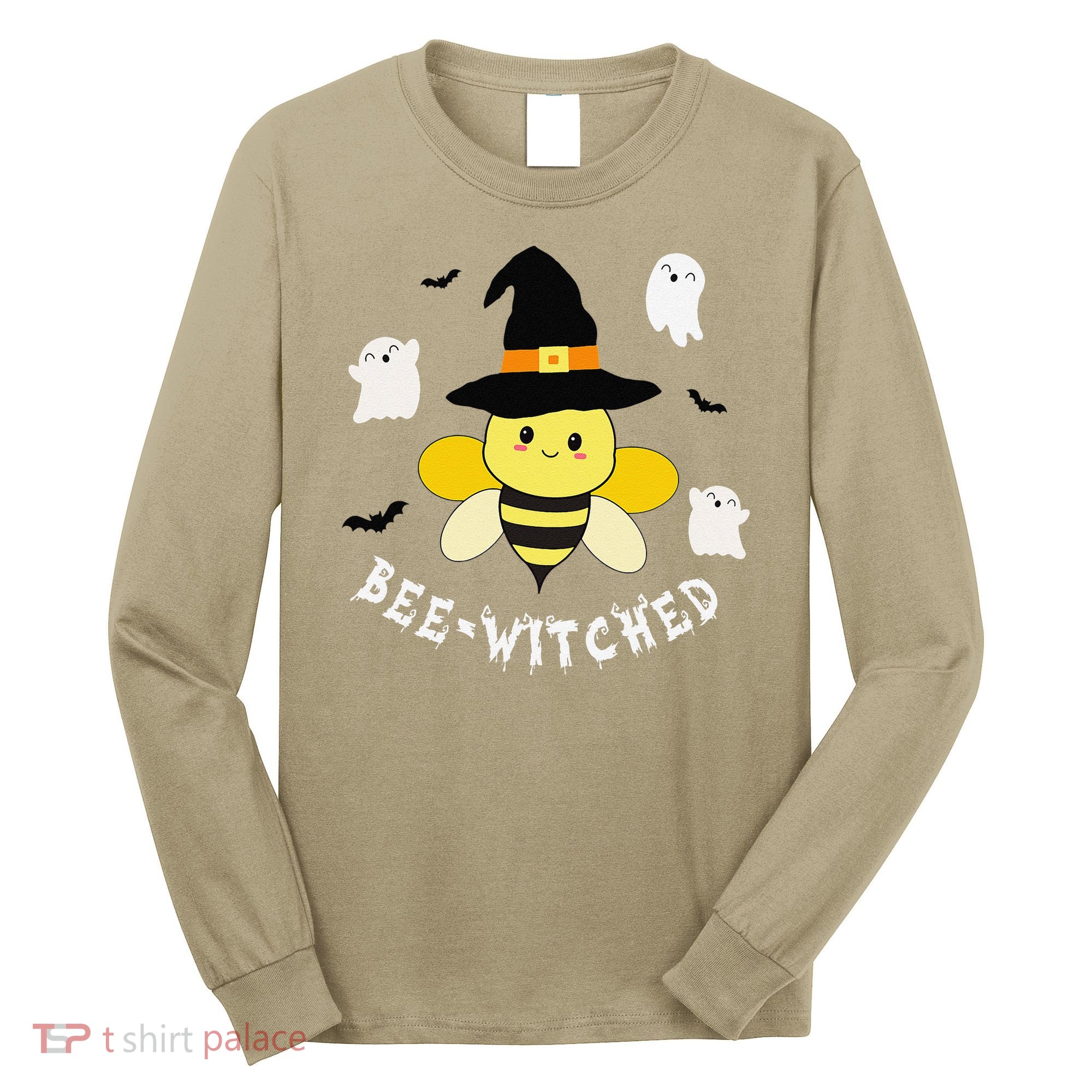 Cute Beekeeper Halloween Costume Funny Bee Pun Beewitched Long Sleeve Shirt