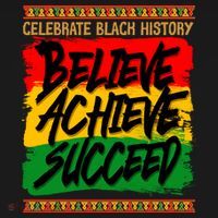 Celebrate Black History Believe Achieve Succeed Toddler Hoodie thumb 2