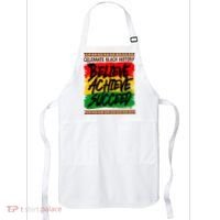 Celebrate Black History Believe Achieve Succeed Apron thumb 0