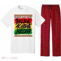 Celebrate Black History Believe Achieve Succeed Pajama Set thumb 0