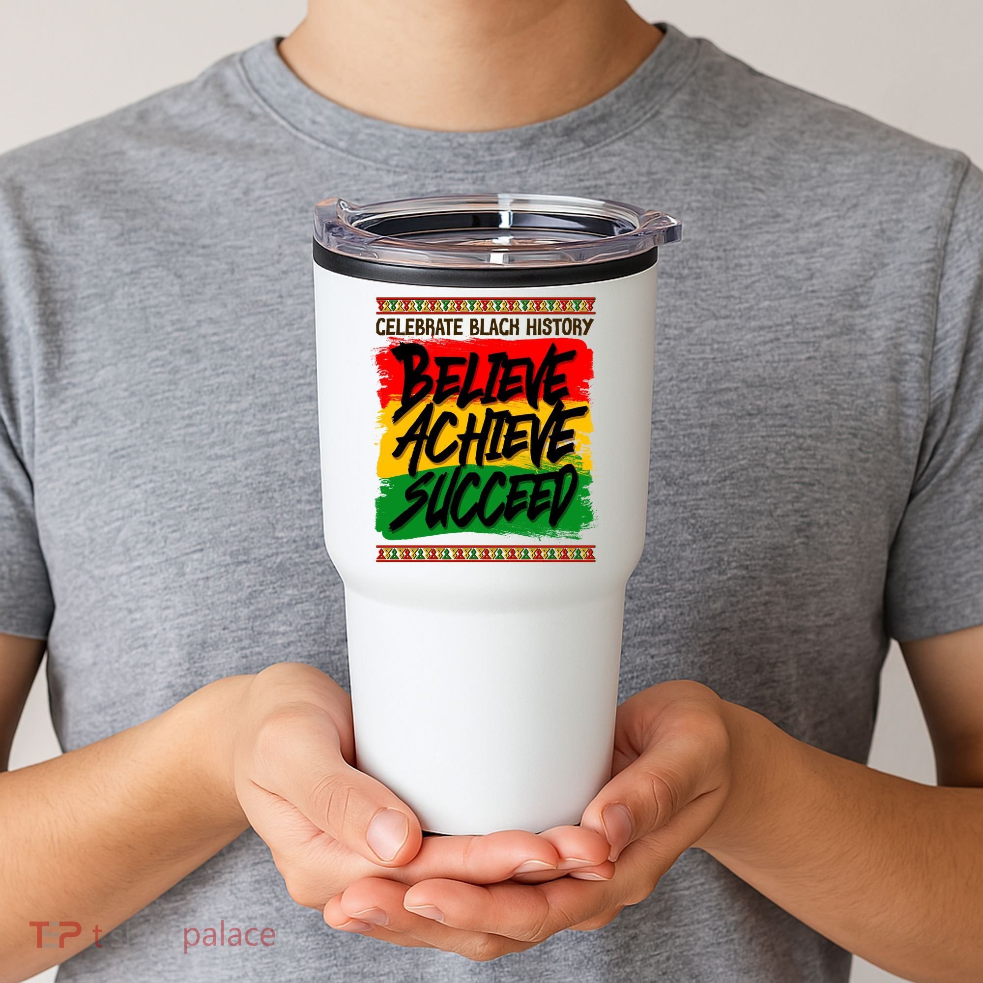 Celebrate Black History Believe Achieve Succeed Tumbler