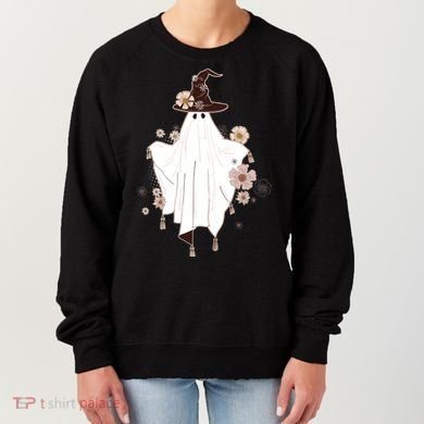 Cute Boho Halloween Ghost Women's Sweatshirt