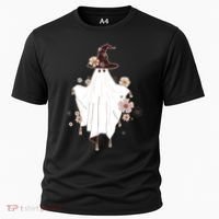 Cute Boho Halloween Ghost Cooling Performance Crew T-Shirt thumb 0