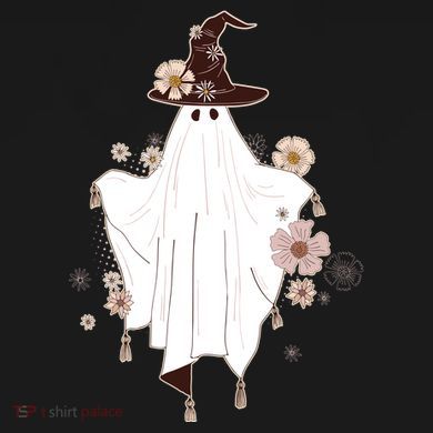Cute Boho Halloween Ghost Cooling Performance Crew T-Shirt