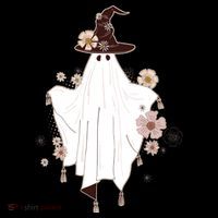 Cute Boho Halloween Ghost Backpack thumb 2