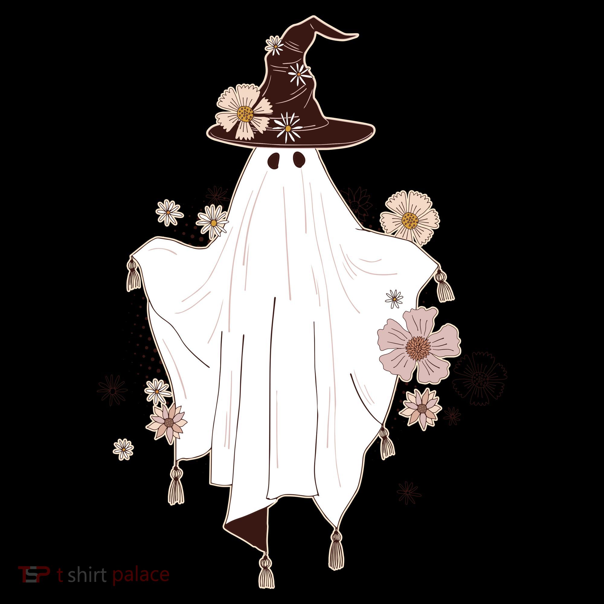 Cute Boho Halloween Ghost Coffee Mug