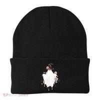 Cute Boho Halloween Ghost Beanie thumb 0