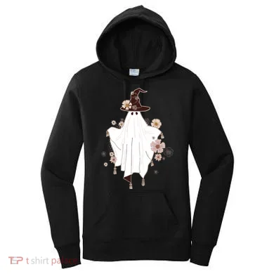 Cute Boho Halloween Ghost Women's Hoodie