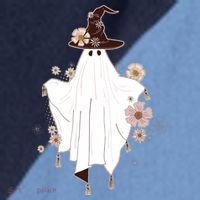 Cute Boho Halloween Ghost Raglan Baseball Sleeve Shirt thumb 2