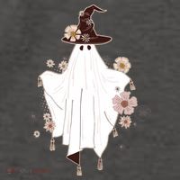 Cute Boho Halloween Ghost Vector Backpack thumb 2