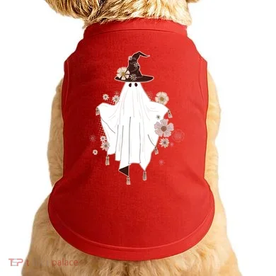 Cute Boho Halloween Ghost Doggie Tank