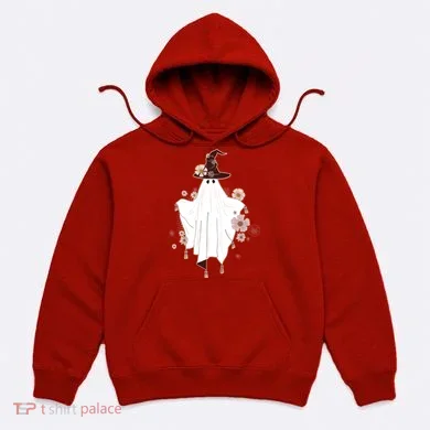 Cute Boho Halloween Ghost Hoodie