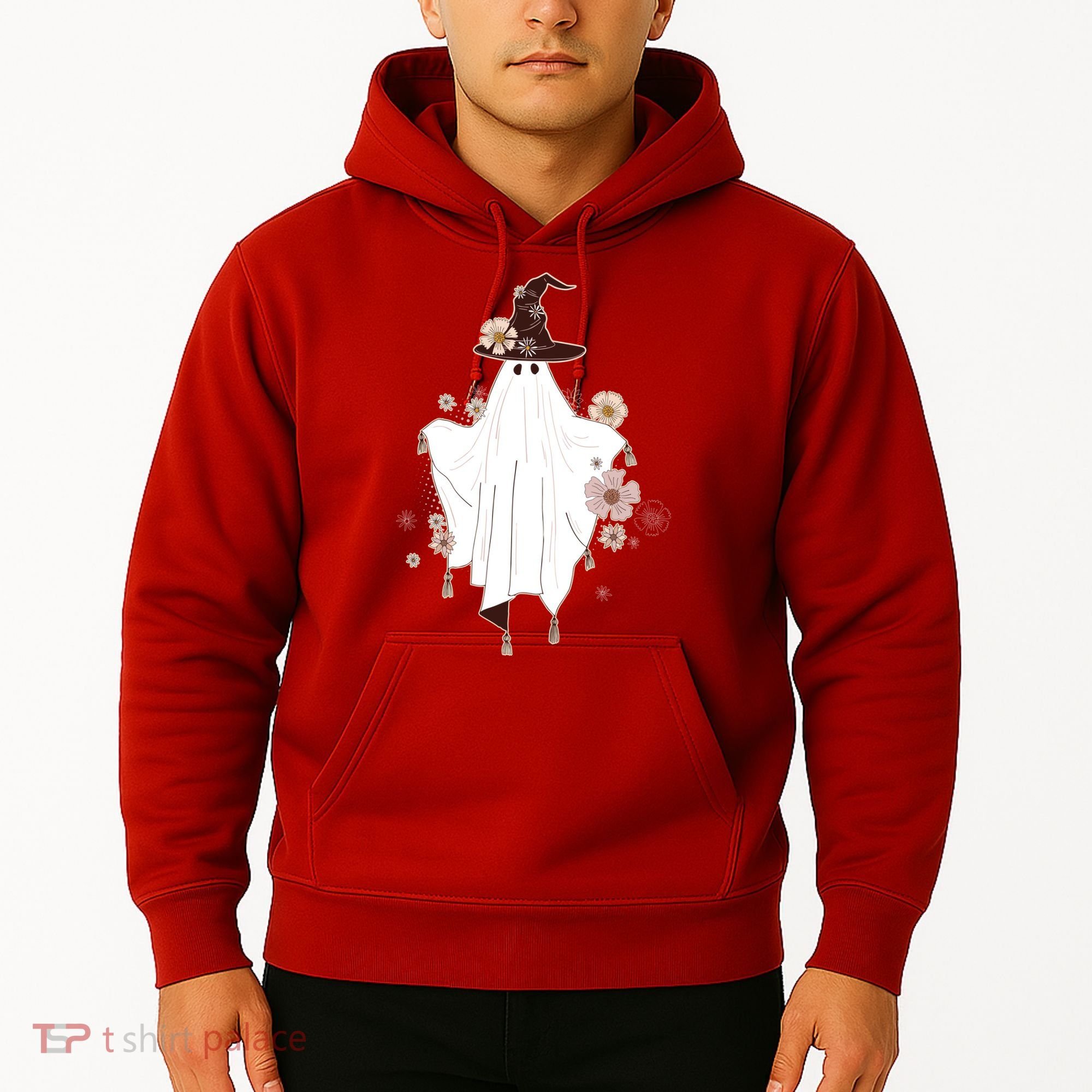 Cute Boho Halloween Ghost Hoodie