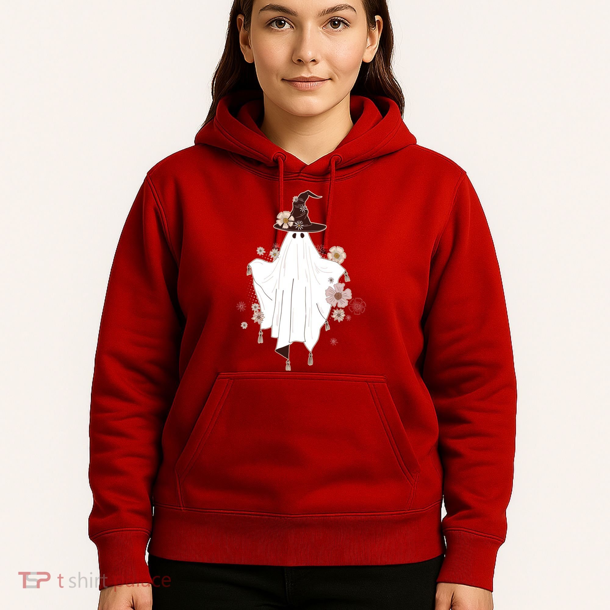 Cute Boho Halloween Ghost Hoodie