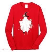 Cute Boho Halloween Ghost Long Sleeve Shirt thumb 0